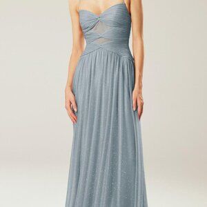 Aw Bridal Bridesmaid Dress - Size 8, Color Mist - image 1